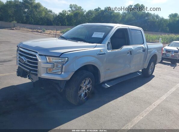 1FTEW1CP9GKE72487 2016 FORD F150 Серебряный Передняя левая четверть