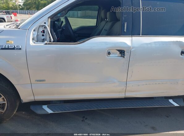 1FTEW1CP9GKE72487 2016 FORD F150 Серебряный Вид спереди