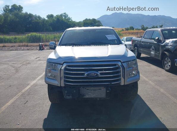 1FTEW1CP9GKE72487 2016 FORD F150 Серебряный Вид щитка приборов