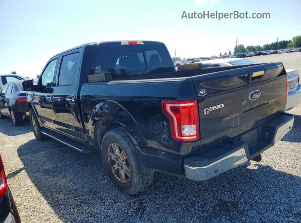 1FTEW1CP9HFC49537 2017 FORD F150 Черный Задняя левая четверть