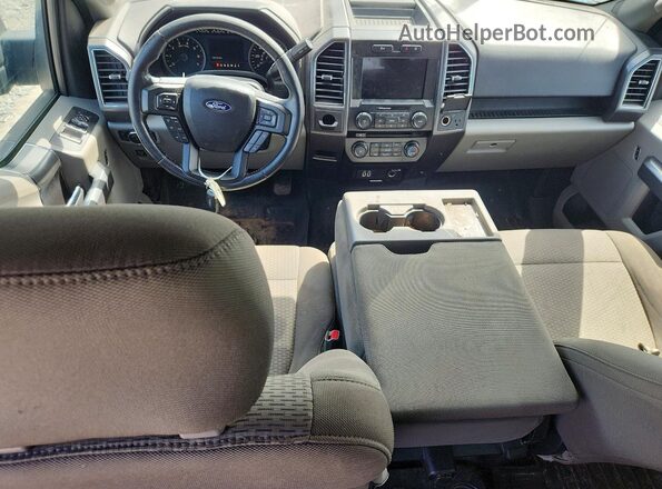 1FTEW1CP9HFC49537 2017 FORD F150 Черный Вид панели приборов
