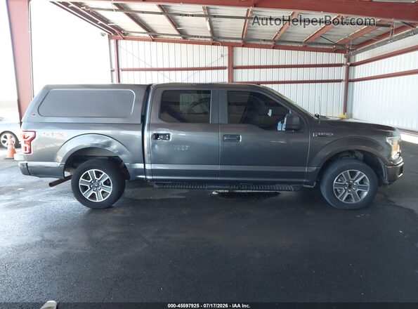 1FTEW1CP9JFA32141 2018 FORD F150 Gray Սալոնի հետևի տեսք