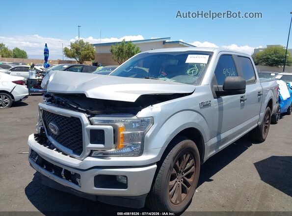 1FTEW1CP9JFC02918 2018 FORD F150 Серебряный Передняя левая четверть