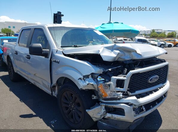 1FTEW1CP9JFC02918 2018 FORD F150 Серебряный Вид спереди