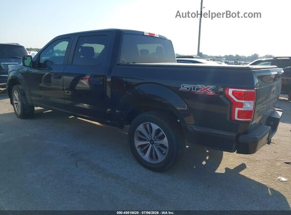 1FTEW1CP9JKD02458 2018 FORD F150 Black Հետևի ձախ