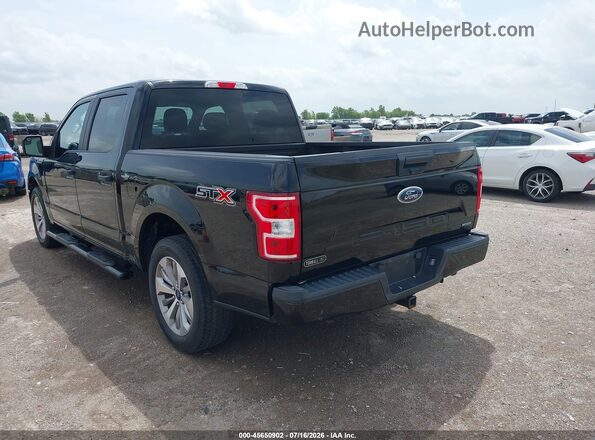 1FTEW1CP9JKD03464 2018 FORD F150 Black Trasero izquierdo