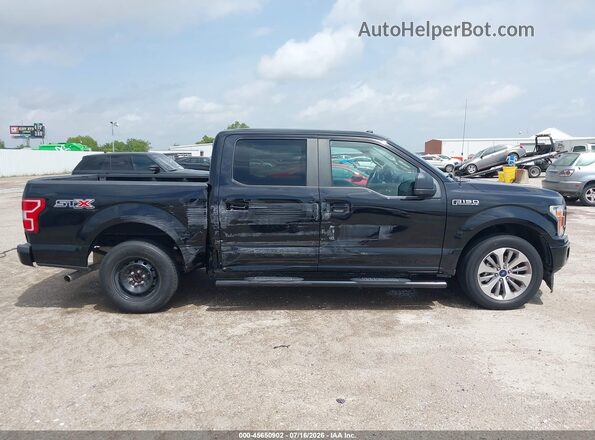 1FTEW1CP9JKD03464 2018 FORD F150 Black Vista interior trasera
