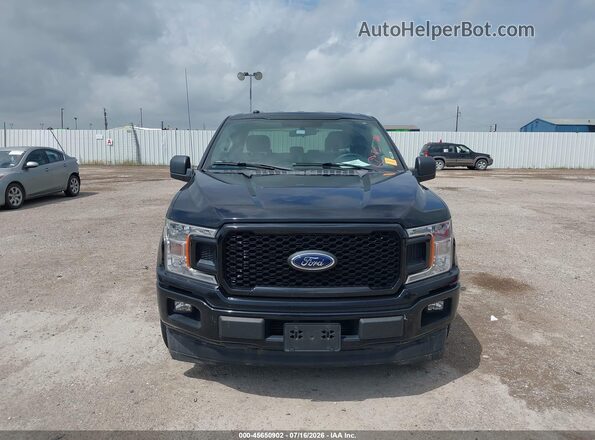 1FTEW1CP9JKD03464 2018 FORD F150 Black Vista del cuadro de instrumentos