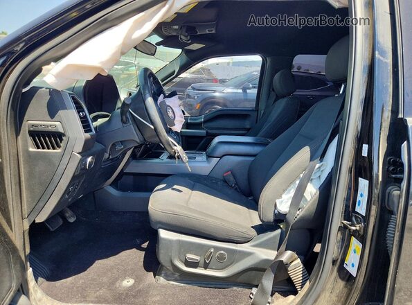 1FTEW1CP9JKF59328 2018 FORD F150 Gray წინა სალონის ხედი