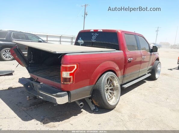 1FTEW1CP9KKC96503 2019 FORD F150 Maroon უკანა მარჯვენა