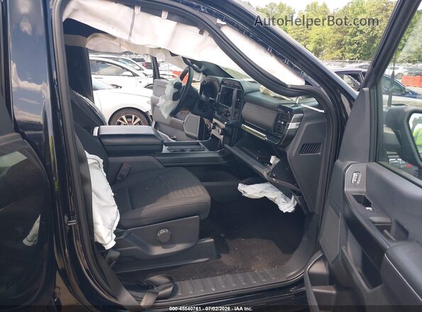 1FTEW1CP9MFB75126 2021 FORD F150 Черный Вид салона спереди