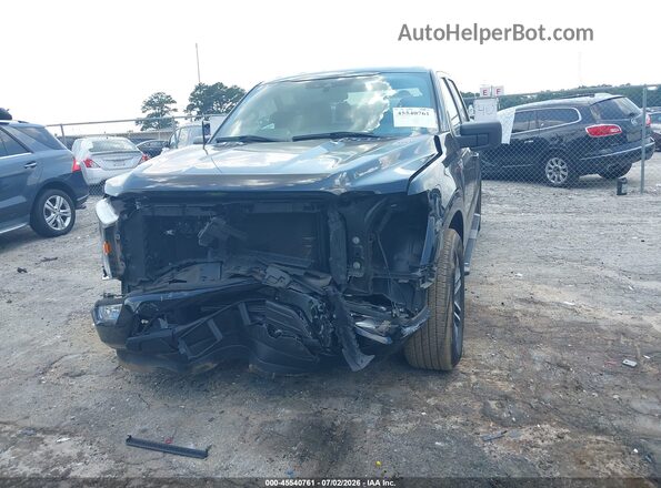 1FTEW1CP9MFB75126 2021 FORD F150 Черный Вид спереди