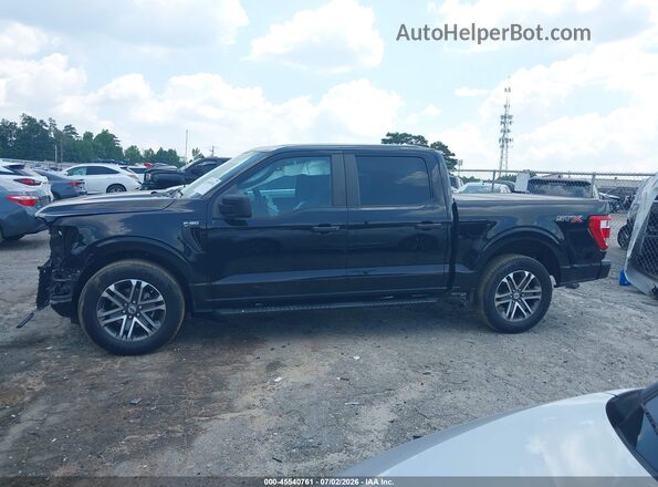 1FTEW1CP9MFB75126 2021 FORD F150 Черный 