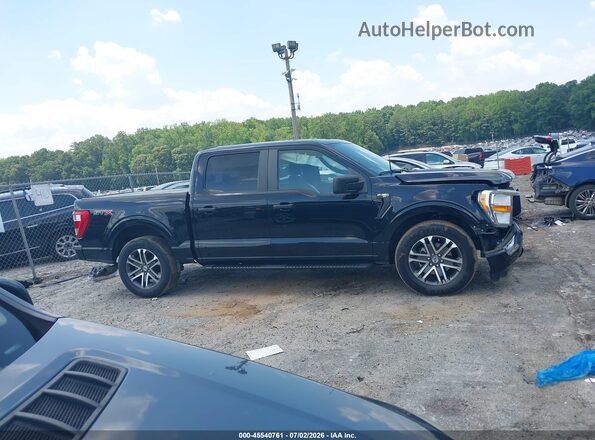 1FTEW1CP9MFB75126 2021 FORD F150 Черный Панорамный вид салона 360°