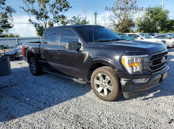 1FTEW1CP9MFC92267 2021 FORD F150 Black Առջևի աջ