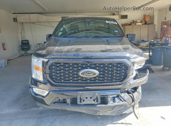 1FTEW1CP9NFA68286 2022 FORD F150 Black Вид спереду
