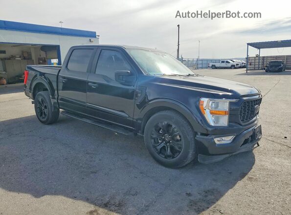 1FTEW1CP9NFA68286 2022 FORD F150 Black Передня права чверть