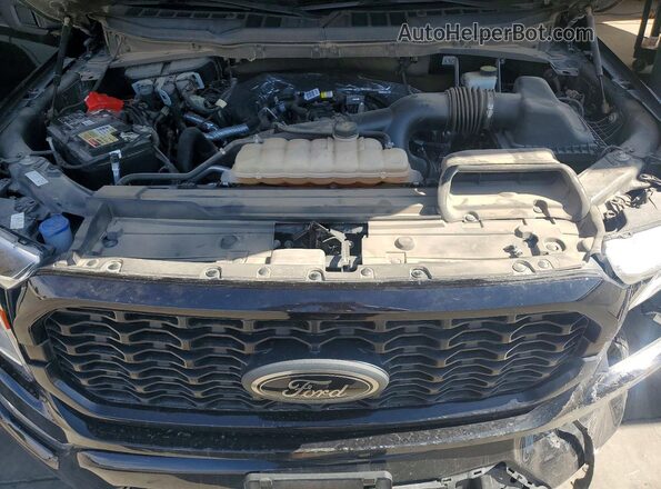1FTEW1CP9NFA68286 2022 FORD F150 Black Вид задньої частини салону