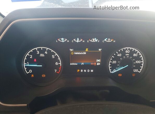 1FTEW1CP9NFA68286 2022 FORD F150 Black Вид щитка приладів