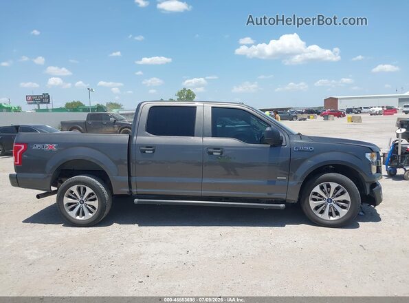 1FTEW1CPXHKC52499 2017 FORD F150 Gray Սալոնի հետևի տեսք