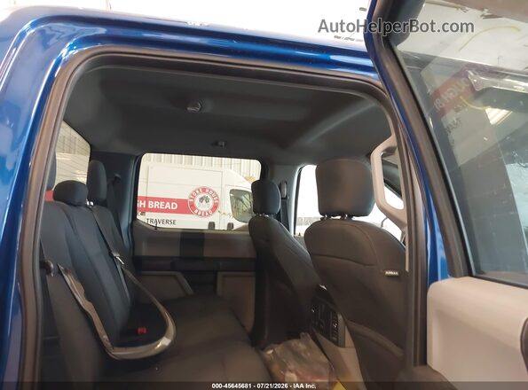 1FTEW1CPXJFC92841 2018 FORD F150 Blue VIN კოდის სტიკერის ხედი