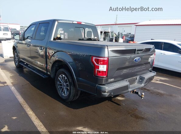 1FTEW1CPXJFD66789 2018 FORD F150 Gray Rear left