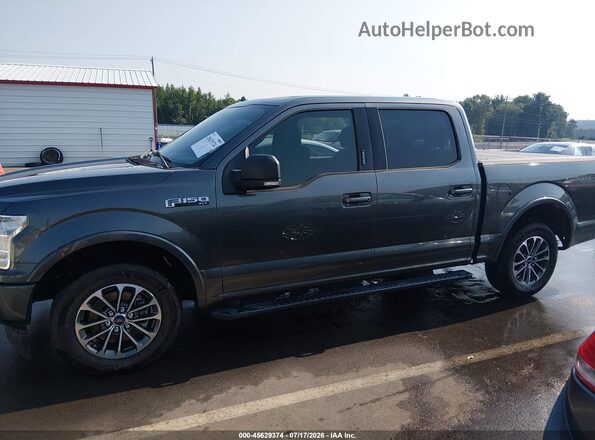 1FTEW1CPXJFD66789 2018 FORD F150 Gray 360 interior view