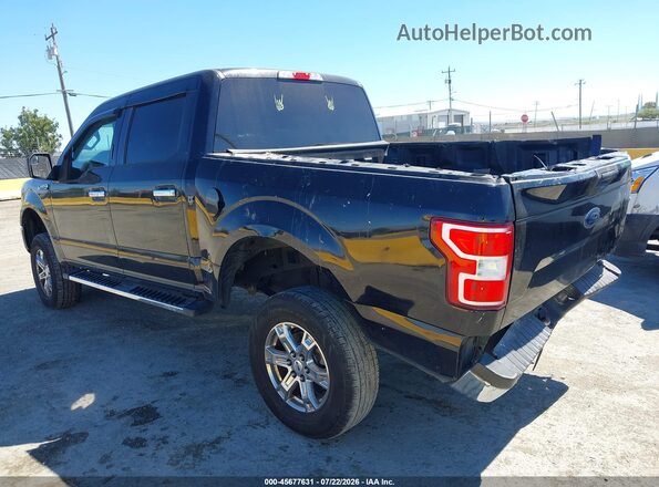 1FTEW1CPXJKD72325 2018 FORD F150 Black Հետևի ձախ