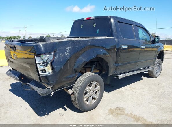 1FTEW1CPXJKD72325 2018 FORD F150 Black Հետևի աջ