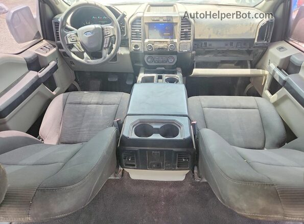 1FTEW1CPXLKF03840 2020 FORD F150 Black Dashboard view