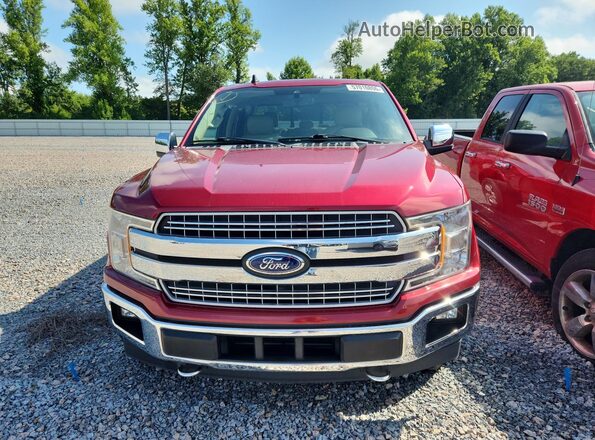 1FTEW1E40KFC23080 2019 FORD F150 Burgundy Vista frontal