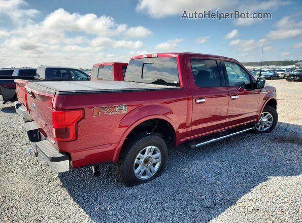 1FTEW1E40KFC23080 2019 FORD F150 Burgundy Trasero derecho