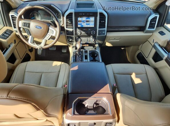 1FTEW1E40KFC23080 2019 FORD F150 Burgundy Vista del salpicadero