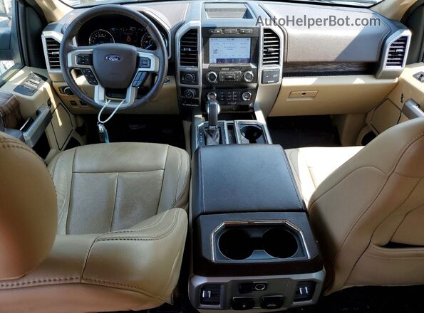 1FTEW1E40LFB06083 2020 FORD F150 Blue Vista del salpicadero