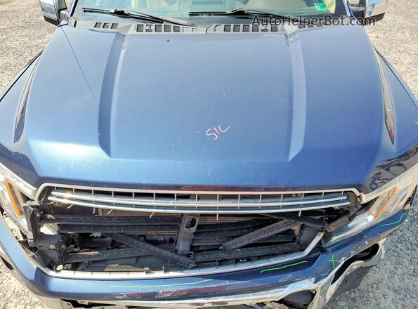 1FTEW1E40LFB06083 2020 FORD F150 Blue Vista interior trasera