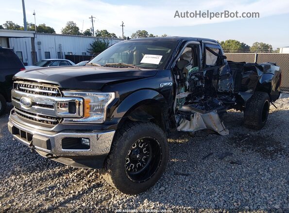 1FTEW1E40LFB21747 2020 FORD F150 Black წინა მარცხენა ხედი სამი მეოთხედიდან