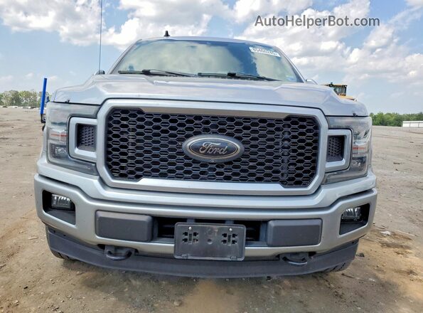 1FTEW1E40LFB43246 2020 FORD F150 Silver Front view
