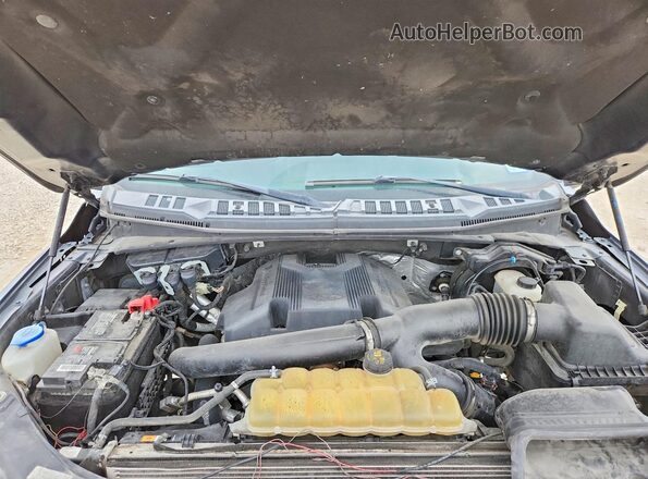 1FTEW1E40LKD07649 2020 FORD F150 Серый Вид задней части салона