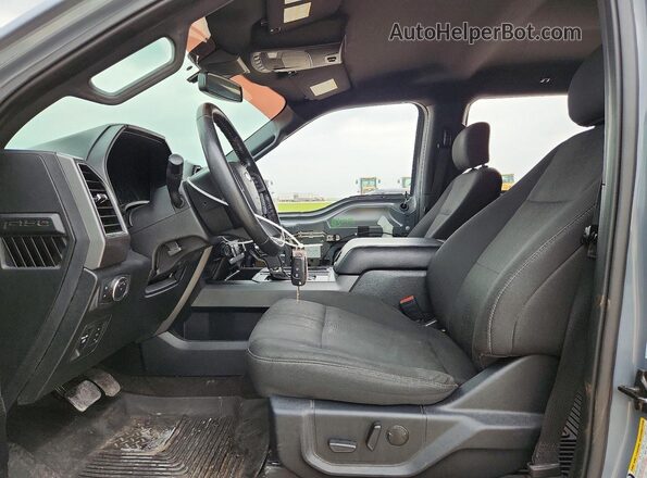 1FTEW1E40LKD07649 2020 FORD F150 Серый Вид салона спереди