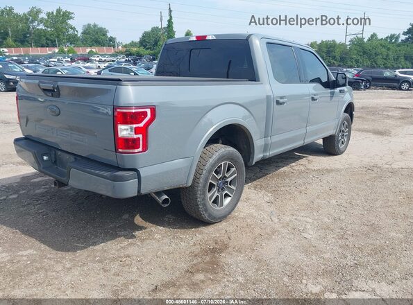 1FTEW1E41KFB44470 2019 FORD F150 Gray Trasero derecho