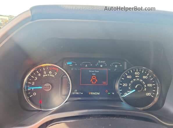 1FTEW1E41LFC49396 2020 FORD F150 White Widok zestawu wskaźników