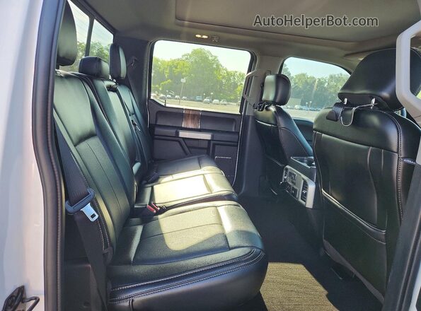 1FTEW1E41LFC49396 2020 FORD F150 White Widok tylnych siedzeń