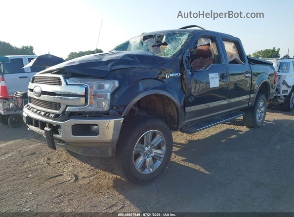 1FTEW1E41LFC60592 2020 FORD F150 Черный Передняя левая четверть