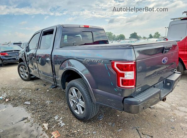 1FTEW1E42KFD12729 2019 FORD F150 Gray Tył lewy