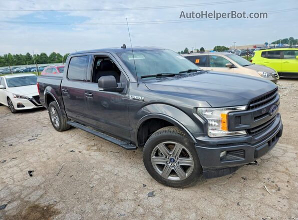 1FTEW1E42KFD12729 2019 FORD F150 Gray Przód prawy