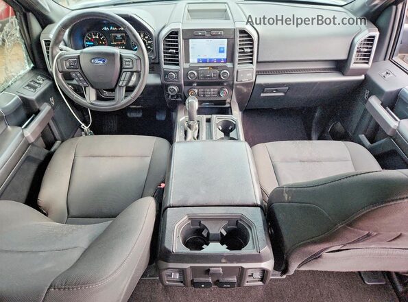 1FTEW1E42KFD12729 2019 FORD F150 Gray Widok deski rozdzielczej