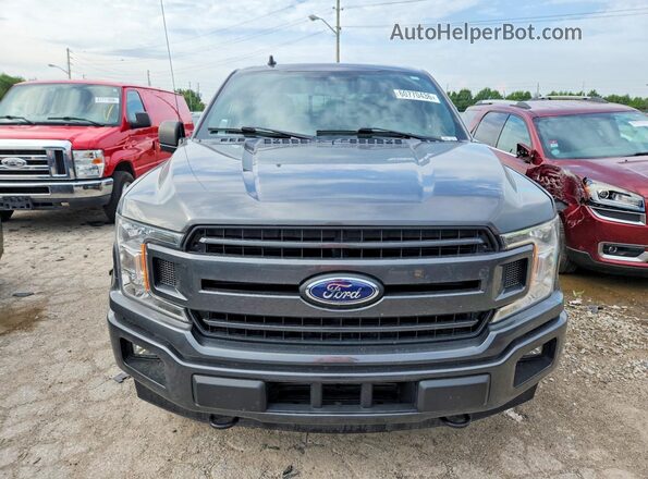 1FTEW1E42KFD12729 2019 FORD F150 Gray Widok z przodu