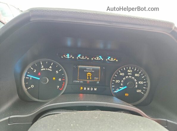 1FTEW1E42KFD12729 2019 FORD F150 Gray Widok zestawu wskaźników