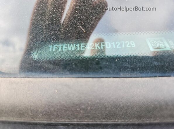 1FTEW1E42KFD12729 2019 FORD F150 Gray Widok komory silnika