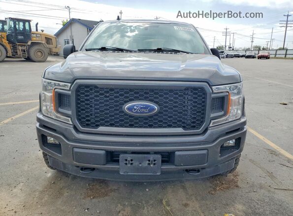 1FTEW1E42LKF26919 2020 FORD F150 Gray Widok z przodu